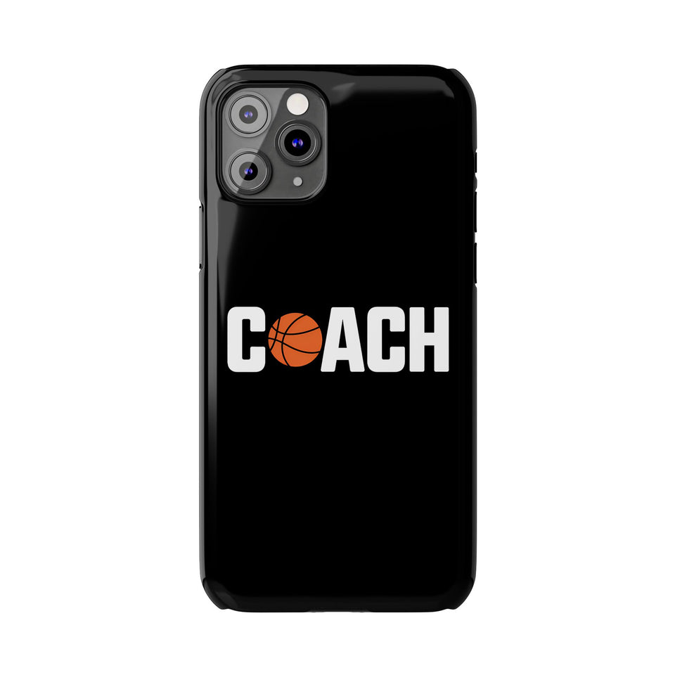 Premium Basketball Coach iPhone Case | Basketball Coach Gifts Slim Phone Cases