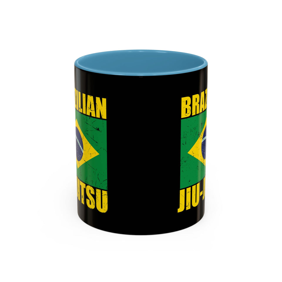 Brazilian Jiu Jitsu Flag | BJJ Accent Coffee Mug