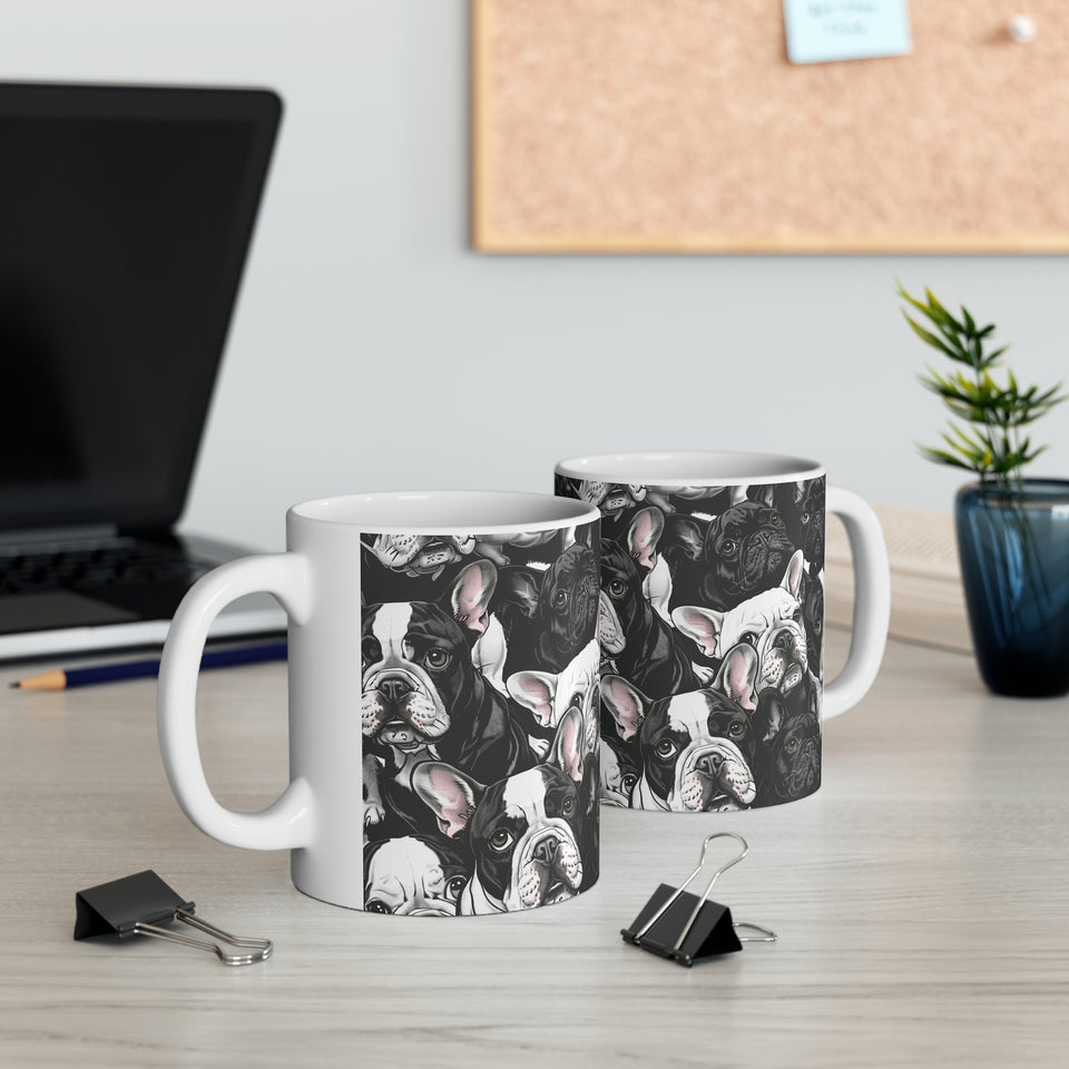 French Bulldog Mug | Frenchie Coffee Mug | Cute French Bulldog Gifts | Funny Frenchie Presents | French Bulldog Mug 2 11oz