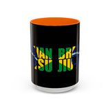 Brazilian Jiu Jitsu Flag 3 | BJJ Accent Coffee Mug Brazilian Jiu Jitsu Flag 3 | BJJ Accent Coffee Mug