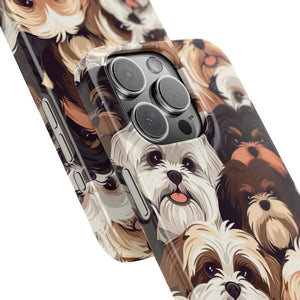 Premium Group of Shih Tzu iPhone Case | Cute Shih Tzu Gifts Slim Phone Cases Premium Group of Shih Tzu iPhone Case | Cute Shih Tzu Gifts Slim Phone Cases