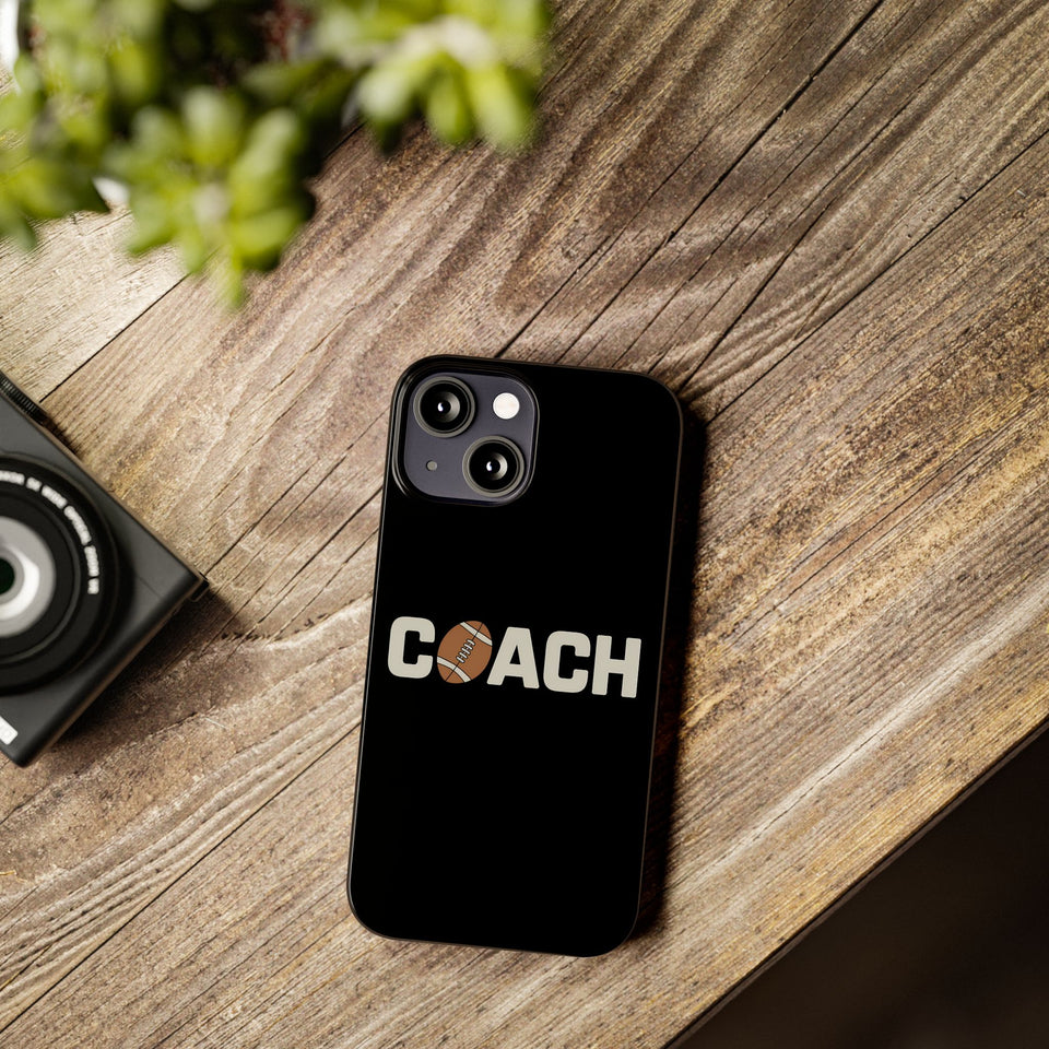 Premium Football Coach iPhone Case | Football Coach Gifts Slim Phone Cases