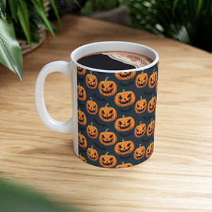 Spooky Halloween Pumpkin Bat Mug | Scary Halloween Gifts | Horror Coffee Mug 11oz Spooky Halloween Pumpkin Bat Mug | Scary Halloween Gifts | Horror Coffee Mug 11oz