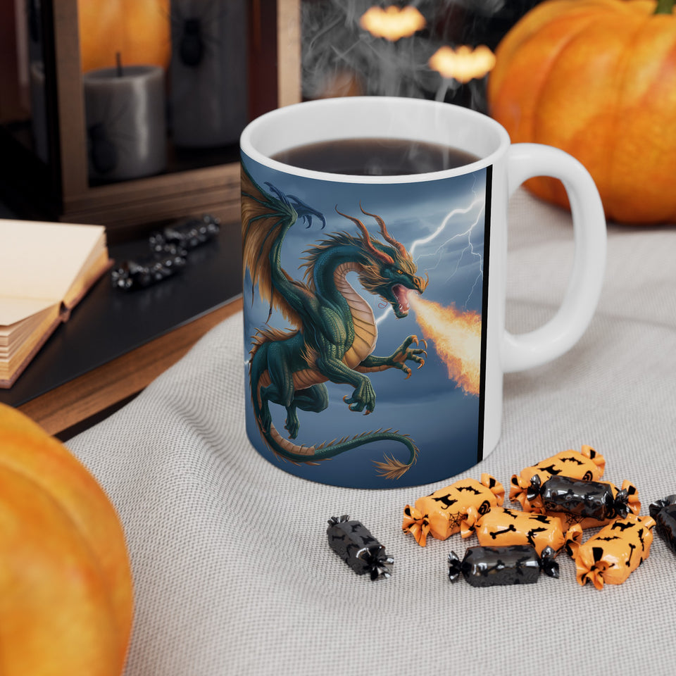 Fantasy Dragon RPG Mug | Role Playing Game Gift | Dragon Coffee Mug | RPG Fantasy Gift Ideas Mug 11oz 3