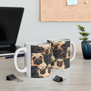 Pug Mug | Pug Coffee Mug | Cute Pug Dog Gifts | Funny Pug Presents | Pug Mug 11oz Pug Mug | Pug Coffee Mug | Cute Pug Dog Gifts | Funny Pug Presents | Pug Mug 11oz