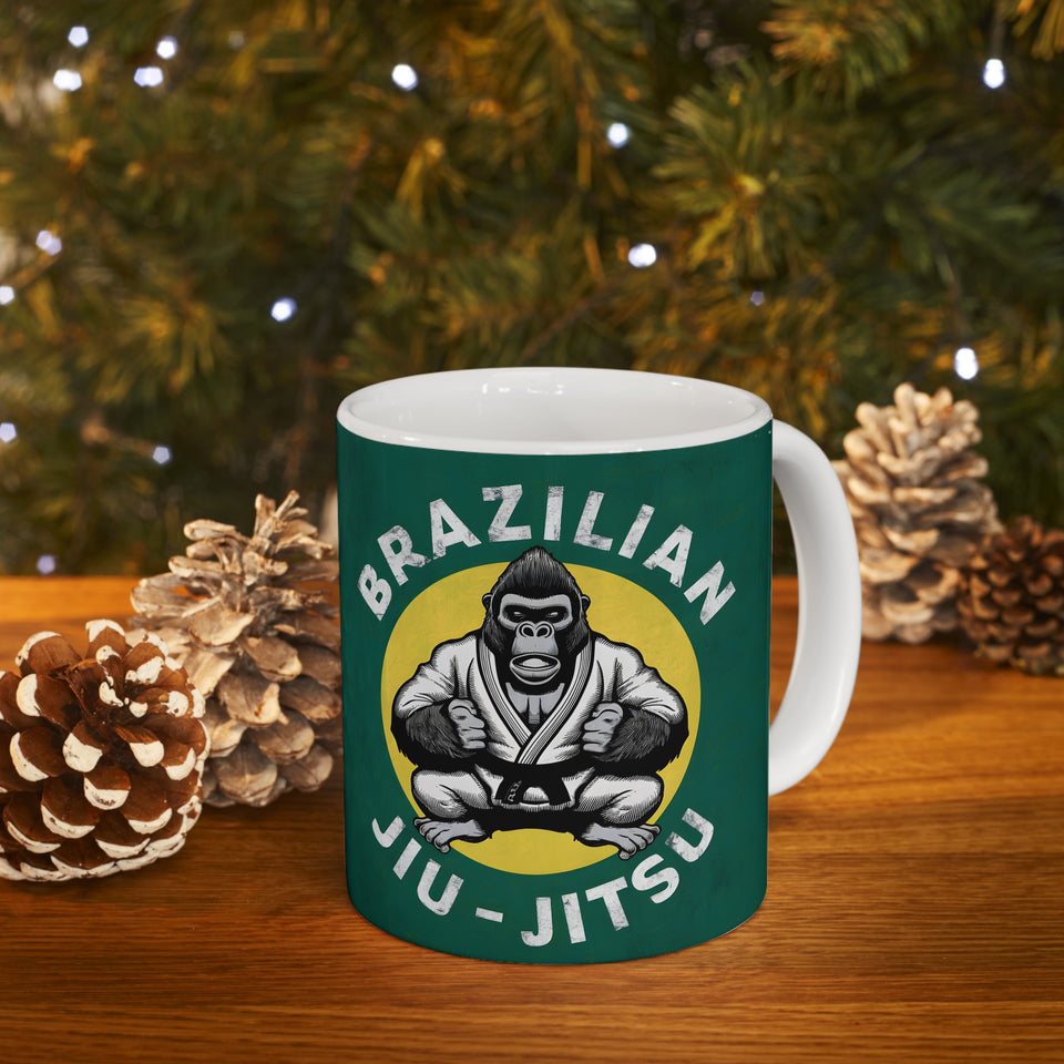 Brazilian Jiu Jitsu Mug 2 | Brazilian Jiu Jitsu BJJ Gift | BJJ Coffee Mug | Brazilian Jiu Jitsu Gift Ideas Mug 11oz