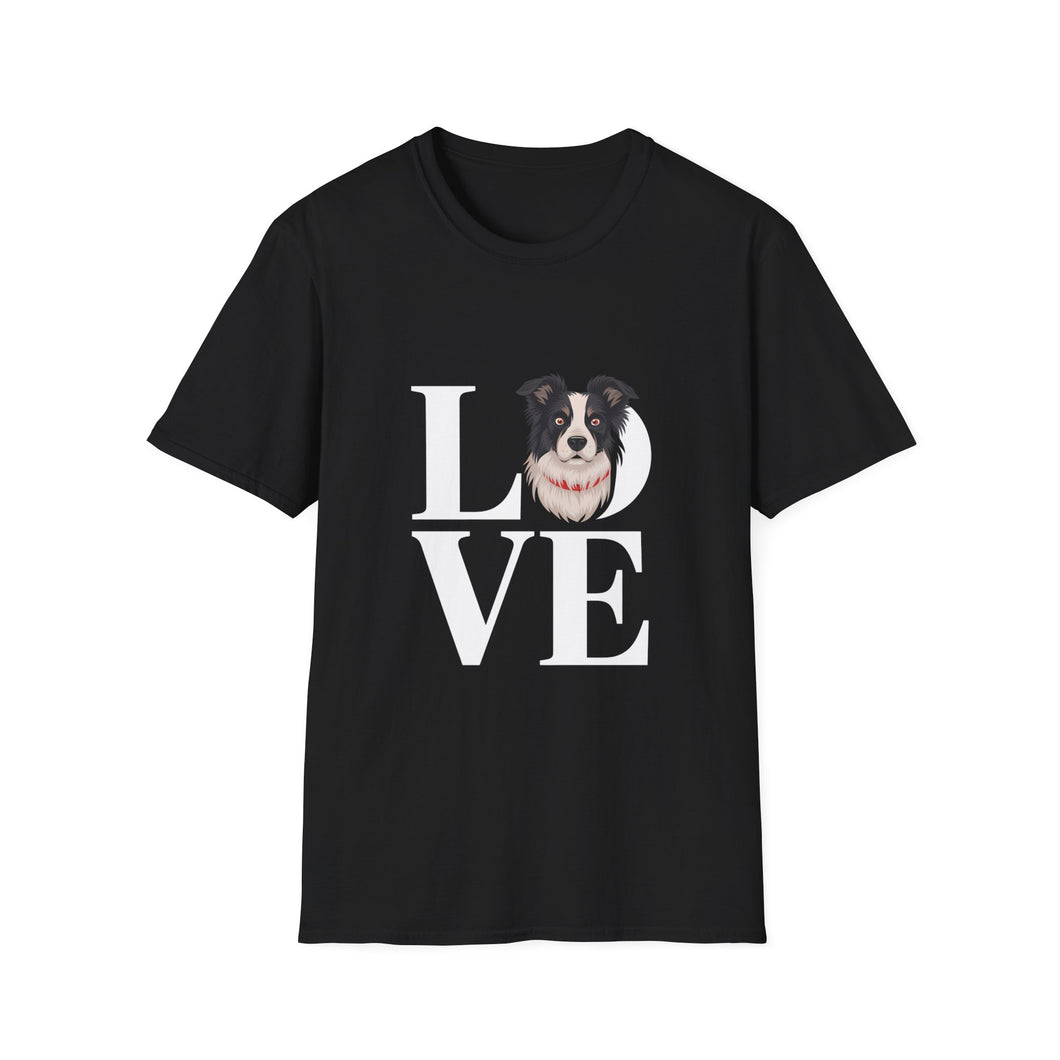 Love Border Collies Shirt | Border Collie Lover Gifts | Sheep Dog Unisex T-Shirt