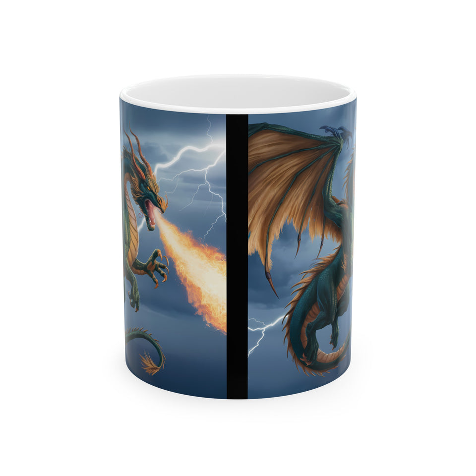 Fantasy Dragon RPG Mug | Role Playing Game Gift | Dragon Coffee Mug | RPG Fantasy Gift Ideas Mug 11oz 3