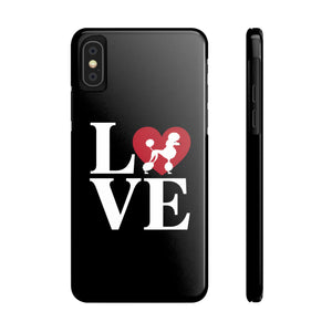 Premium Love Poodles iPhone Case | Cute Poodle Gifts Slim Phone Cases Premium Love Poodles iPhone Case | Cute Poodle Gifts Slim Phone Cases