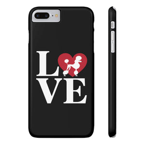 Premium Love Poodles iPhone Case | Cute Poodle Gifts Slim Phone Cases Premium Love Poodles iPhone Case | Cute Poodle Gifts Slim Phone Cases