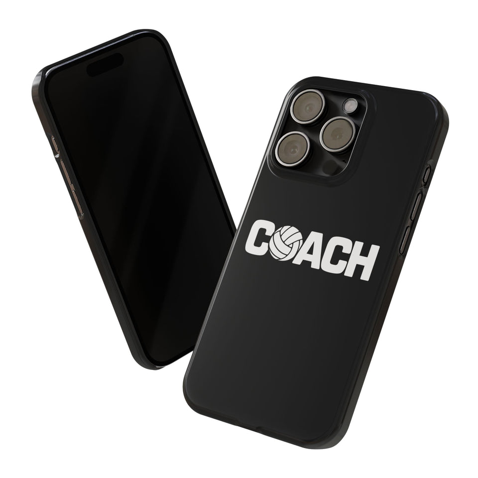 Premium Volleyball Coach iPhone Case | Volleyball Coach Gifts Slim Phone Cases