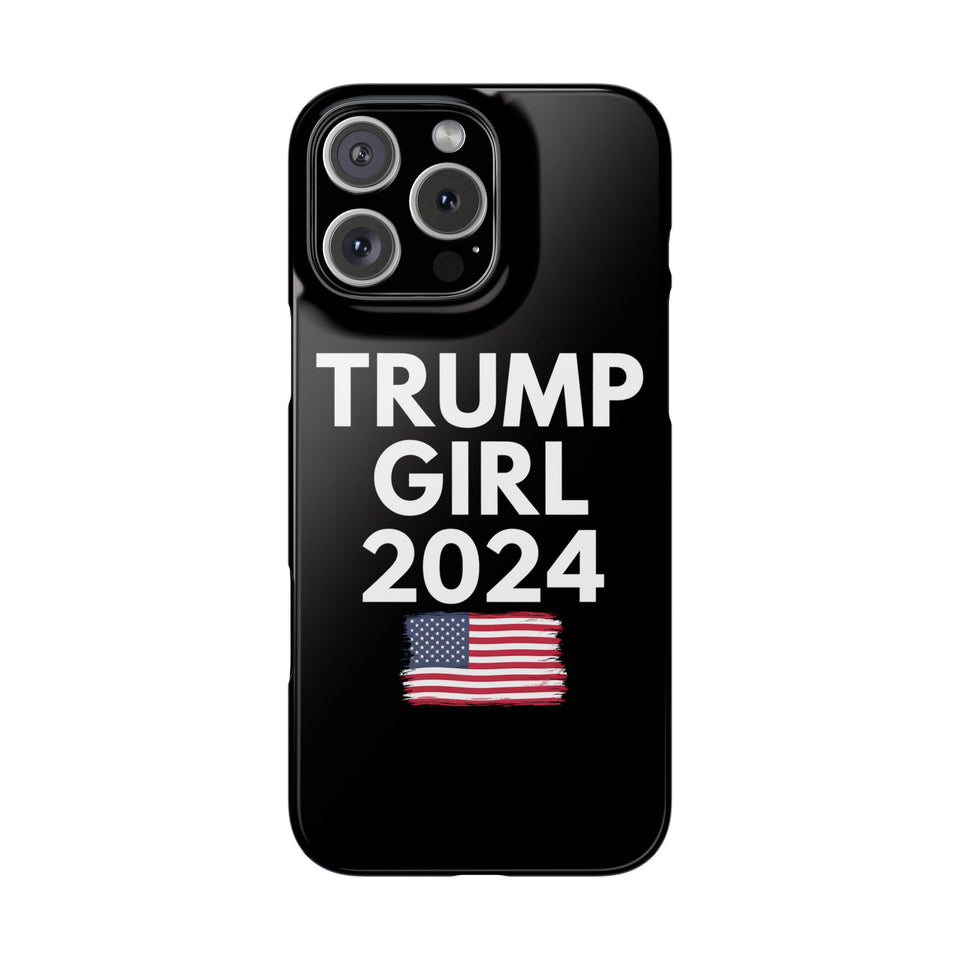 Premium Trump Girl iPhone Case | Donald Trump Gifts Slim Phone Cases