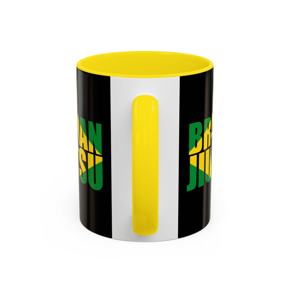 Brazilian Jiu Jitsu Flag 3 | BJJ Accent Coffee Mug