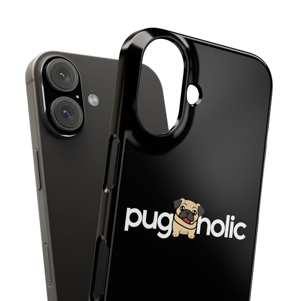 Premium Pugaholic Pug iPhone Case | Pug Gifts Slim Phone Cases