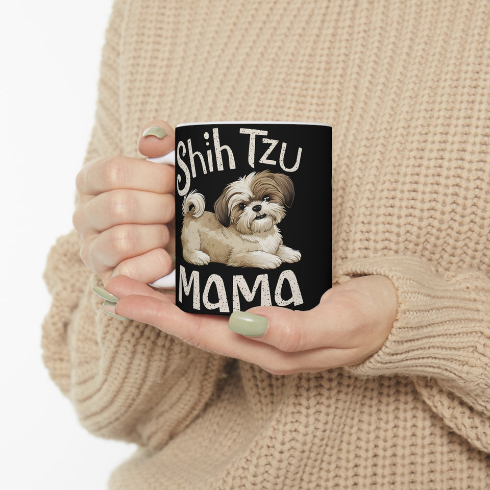 Shih Tzu Mama Mug | Shih Tzu Gifts | Shih Tzu ShihTzu Ceramic Mug 11oz