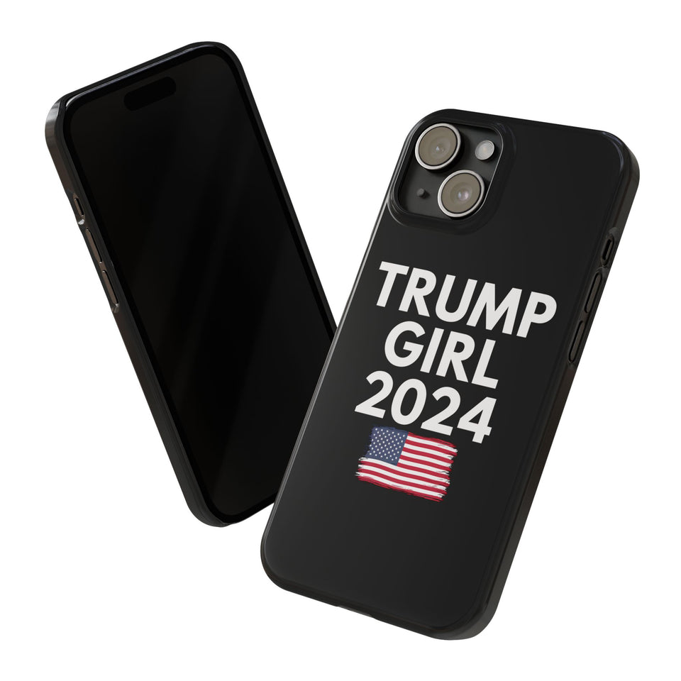 Premium Trump Girl iPhone Case | Donald Trump Gifts Slim Phone Cases