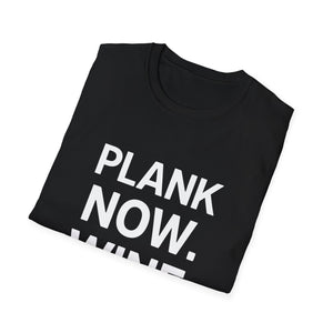 Plank Now Wine Later Yoga Shirt | Yoga Gift | Unisex Yoga T Shirt Plank Now Wine Later Yoga Shirt | Yoga Gift | Unisex Yoga T Shirt