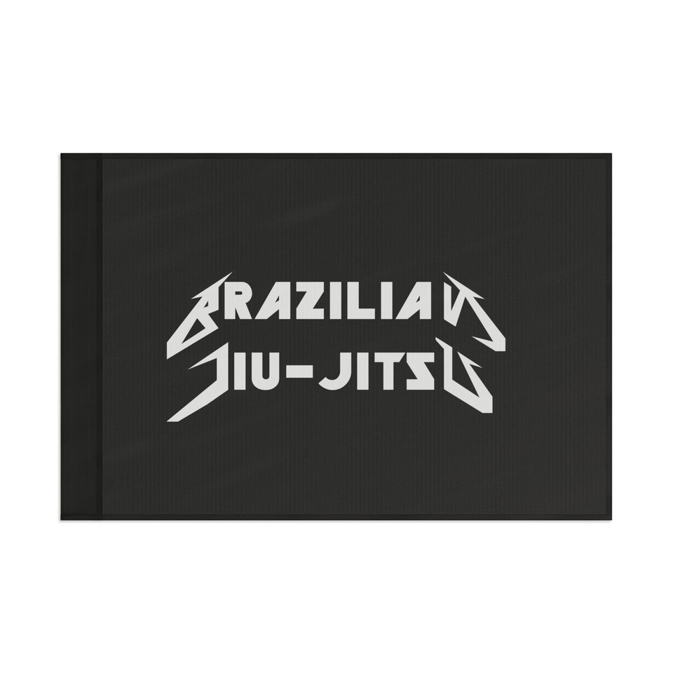 Brazilian Jiu Jitsu Metal Flag Banner | BJJ Flag