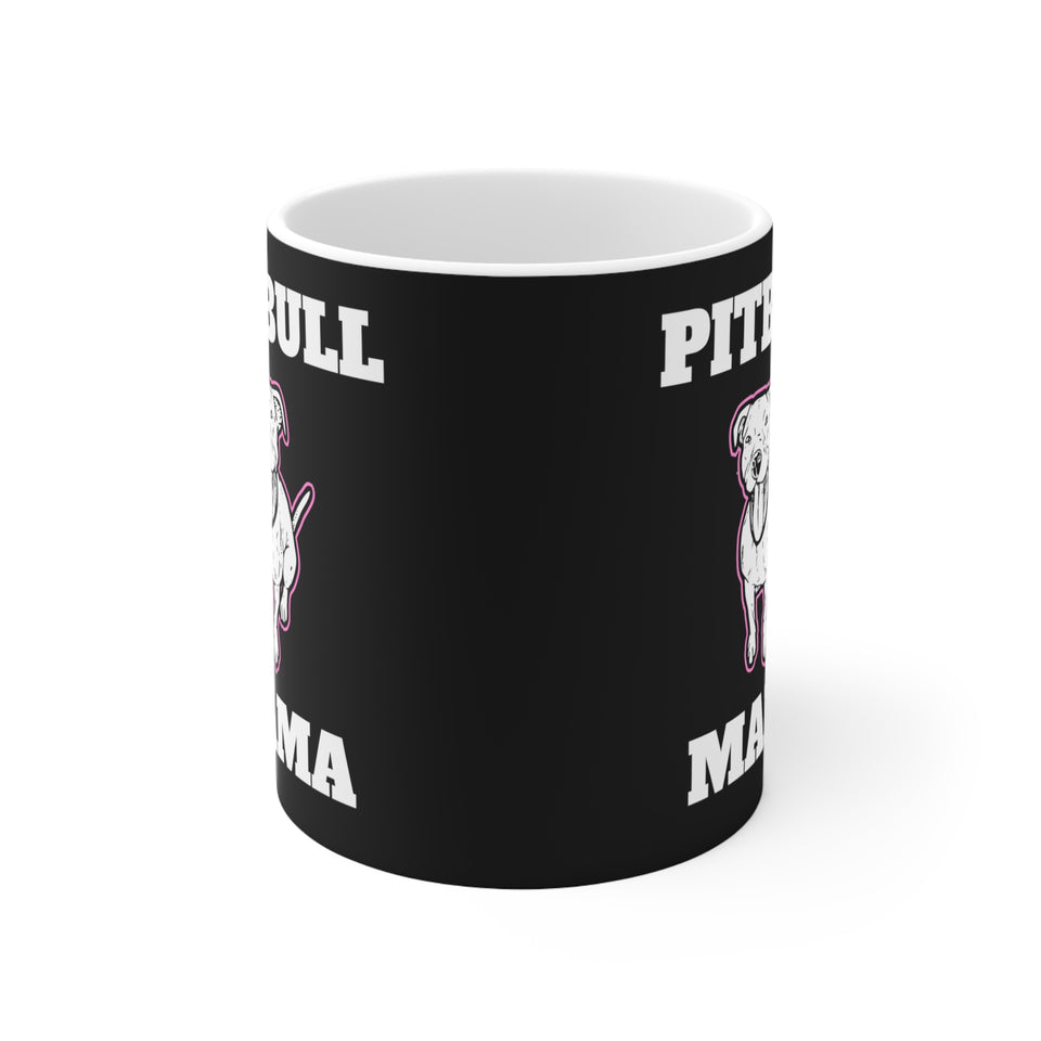 Pitbull Mama Mug 2 | Pomeranian Momma Coffee Mug | Pomeranian Gifts | Pomeranian Presents | Pitbull Mug 11oz