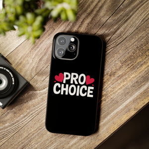 Premium Pro Choice iPhone Case | Feminist Pro Choice Gifts Slim Phone Cases Premium Pro Choice iPhone Case | Feminist Pro Choice Gifts Slim Phone Cases