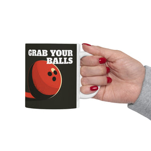 Funny Bowling Mug | Grab Your Balls Bowling Coffee Mug | Bowling Gifts | Funny Bowling Presents | Bowling Mug 2 11oz Funny Bowling Mug | Grab Your Balls Bowling Coffee Mug | Bowling Gifts | Funny Bowling Presents | Bowling Mug 2 11oz