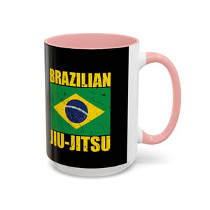 Brazilian Jiu Jitsu Flag | BJJ Accent Coffee Mug Brazilian Jiu Jitsu Flag | BJJ Accent Coffee Mug