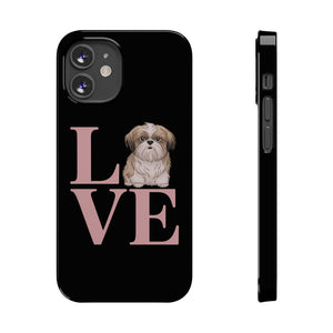 Premium Love Shih Tzu iPhone Case 2 | Cute Shih Tzu Slim Phone Cases Premium Love Shih Tzu iPhone Case 2 | Cute Shih Tzu Slim Phone Cases