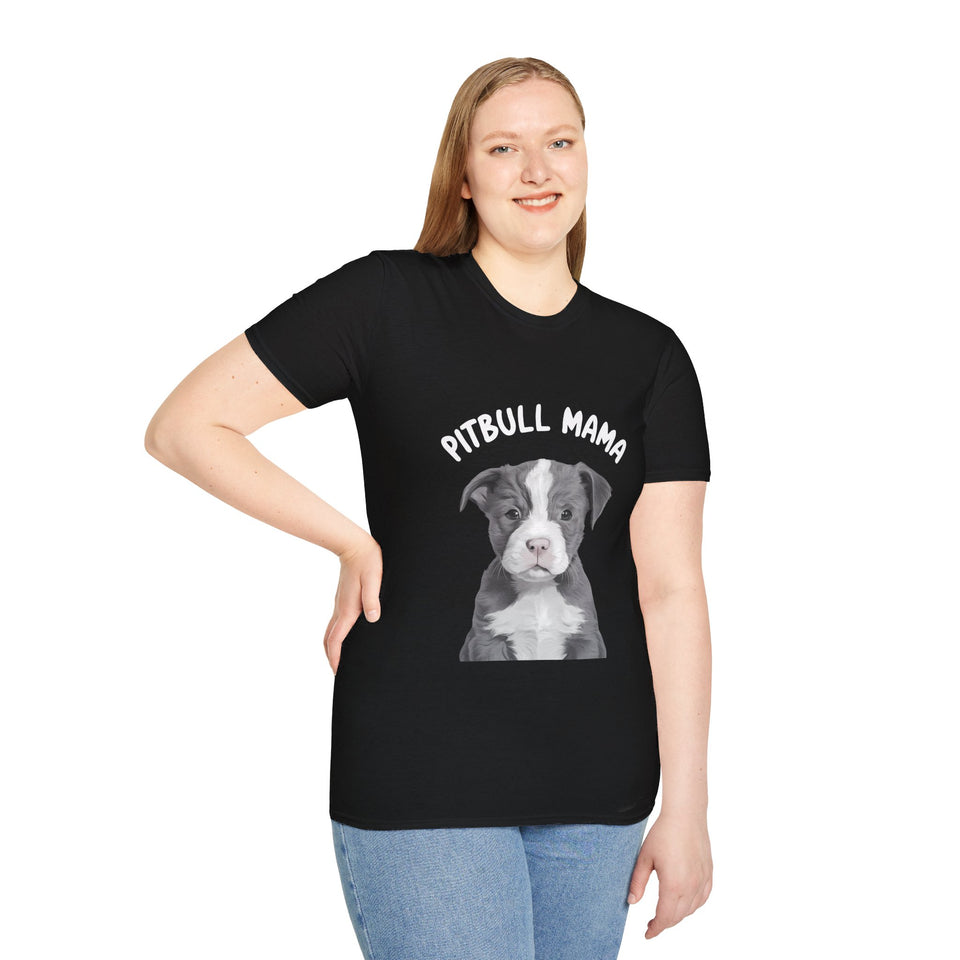 Pitbull Mama Shirt | Pitbull Dog Gift | Unisex Pitbulls Dogs T Shirt