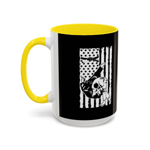 Brazilian Jiu Jitsu Flag Throw | BJJ Accent Coffee Mug Brazilian Jiu Jitsu Flag Throw | BJJ Accent Coffee Mug