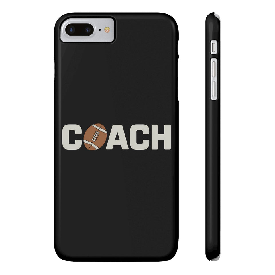 Premium Football Coach iPhone Case | Football Coach Gifts Slim Phone Cases