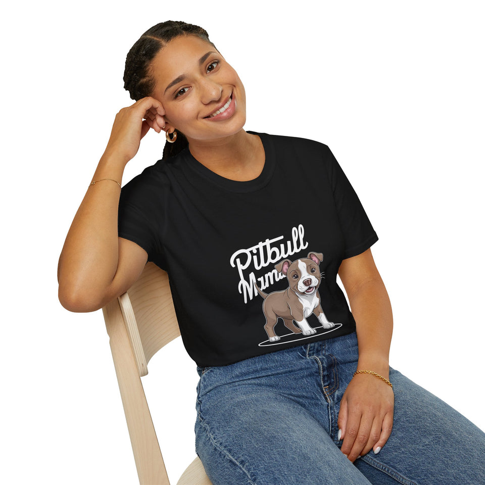 Pitbull Mama Shirt | Pitbull Dog Gift | Unisex Pitbulls Dogs T Shirt 2