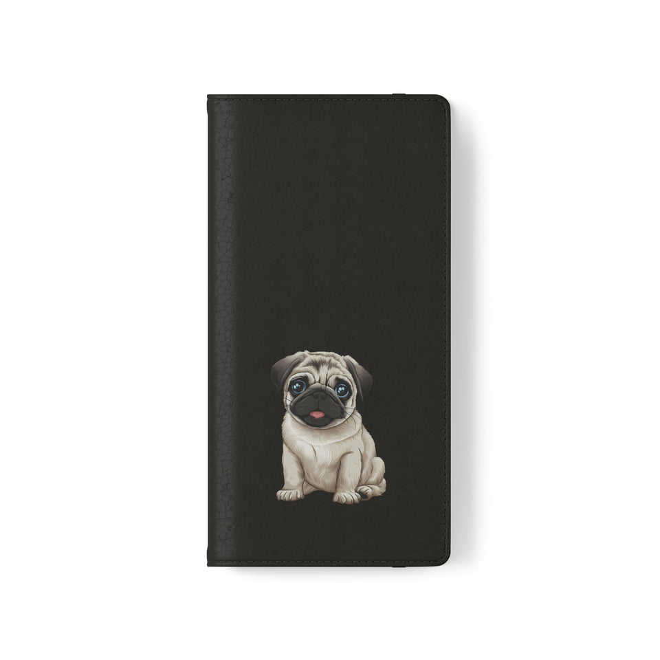 Pug iPhone & Samsung Wallet Phone Case | Pug Flip Cases