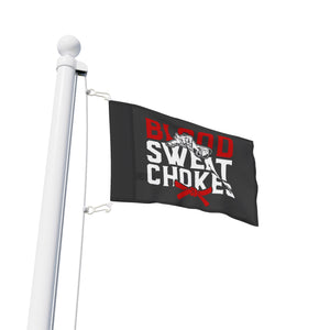 Brazilian Jiu Jitsu Blood Sweat Chokes Flag Banner | BJJ Flag Brazilian Jiu Jitsu Blood Sweat Chokes Flag Banner | BJJ Flag