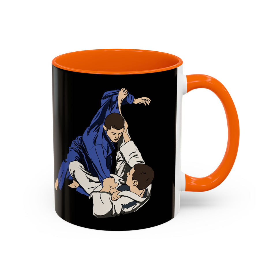 Brazilian Jiu Jitsu Rolling | BJJ Accent Coffee Mug