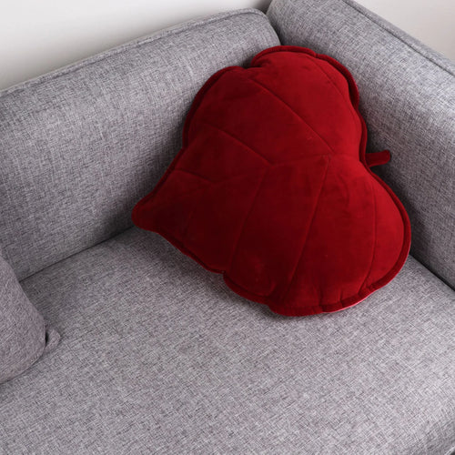 3D Heart Leaf Throw Cushion | Cute Heart Throw Pillow