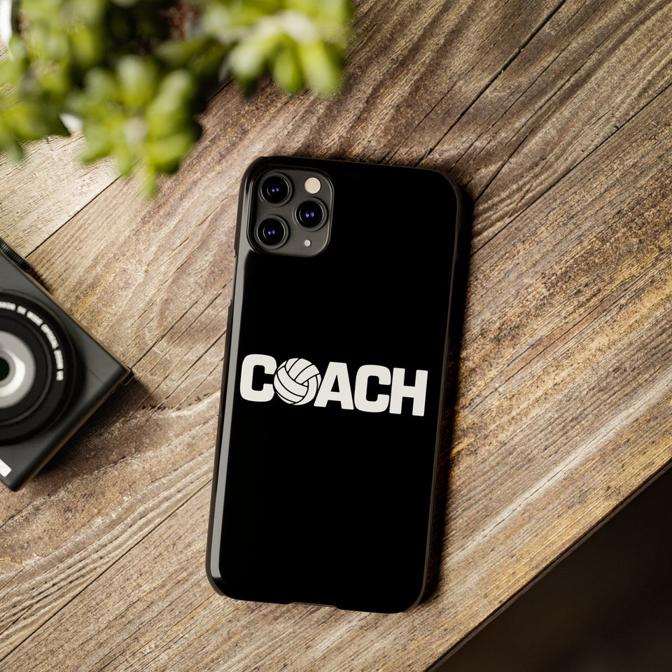 Premium Volleyball Coach iPhone Case | Volleyball Coach Gifts Slim Phone Cases