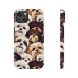 Premium Group of Shih Tzu iPhone Case | Cute Shih Tzu Gifts Slim Phone Cases Premium Group of Shih Tzu iPhone Case | Cute Shih Tzu Gifts Slim Phone Cases