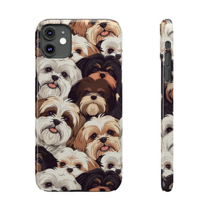 Premium Group of Shih Tzu iPhone Case | Cute Shih Tzu Gifts Slim Phone Cases Premium Group of Shih Tzu iPhone Case | Cute Shih Tzu Gifts Slim Phone Cases