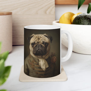 Classical Painting Pug Mug | Pug Coffee Mug | Pug Dog Gifts | Pug Presents | Pug Mug 11oz Classical Painting Pug Mug | Pug Coffee Mug | Pug Dog Gifts | Pug Presents | Pug Mug 11oz