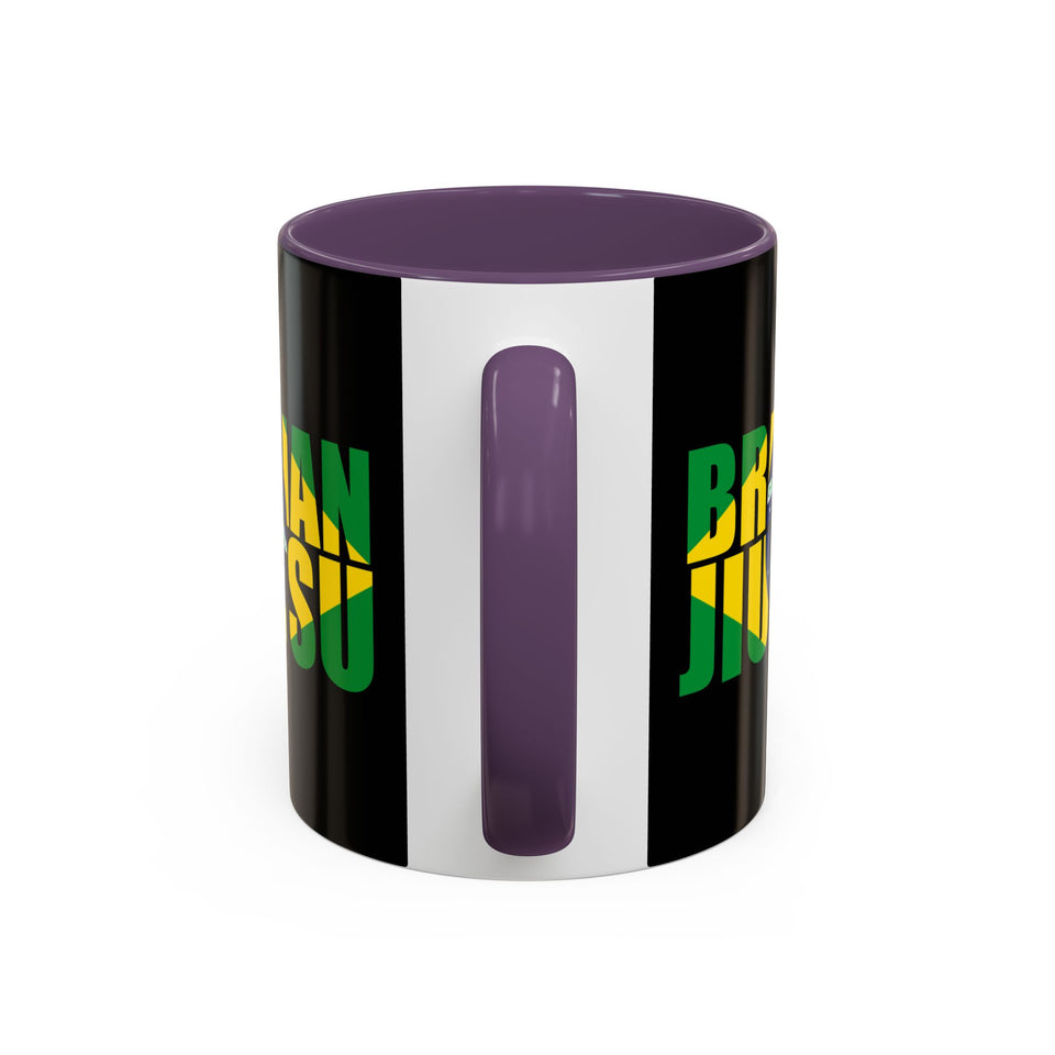 Brazilian Jiu Jitsu Flag 3 | BJJ Accent Coffee Mug