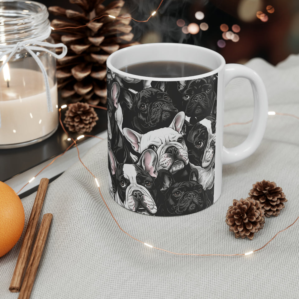 French Bulldog Mug | Frenchie Coffee Mug | Cute French Bulldog Gifts | Funny Frenchie Presents | French Bulldog Mug 2 11oz