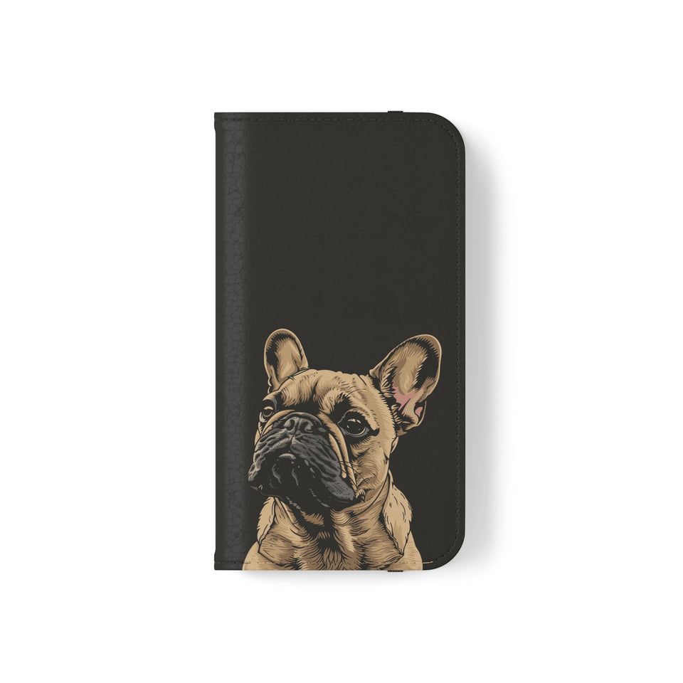 French Bulldog Phone Case | I Love My Frenchie Wallet Phone Case Gifts | IPhone & Samsung Galaxy French Bulldog Flip Cases