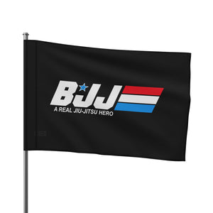 Brazilian Jiu Jitsu A Real Jiu-Jitsu Hero Flag Banner | BJJ Flag Brazilian Jiu Jitsu A Real Jiu-Jitsu Hero Flag Banner | BJJ Flag