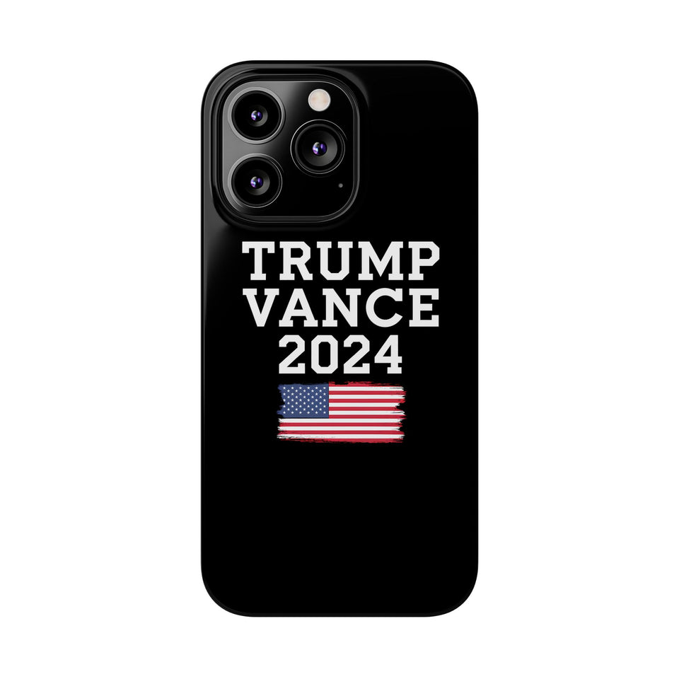 Premium Trump Vance 2024 iPhone Case | Donald Trump Gifts Slim Phone Cases