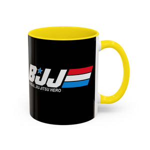 Brazilian Jiu Jitsu A Real Jiu-Jitsu Hero | BJJ Accent Coffee Mug Brazilian Jiu Jitsu A Real Jiu-Jitsu Hero | BJJ Accent Coffee Mug