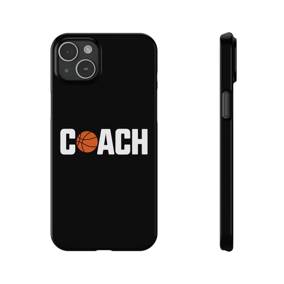 Premium Basketball Coach iPhone Case | Basketball Coach Gifts Slim Phone Cases