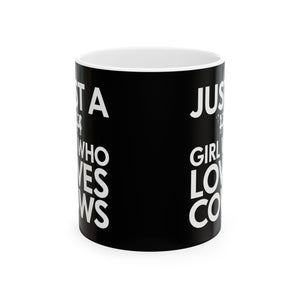 Just A Girl Who Loves Cows Mug | Cow Gifts | Adorable Cow Coffee Mug 11oz Just A Girl Who Loves Cows Mug | Cow Gifts | Adorable Cow Coffee Mug 11oz