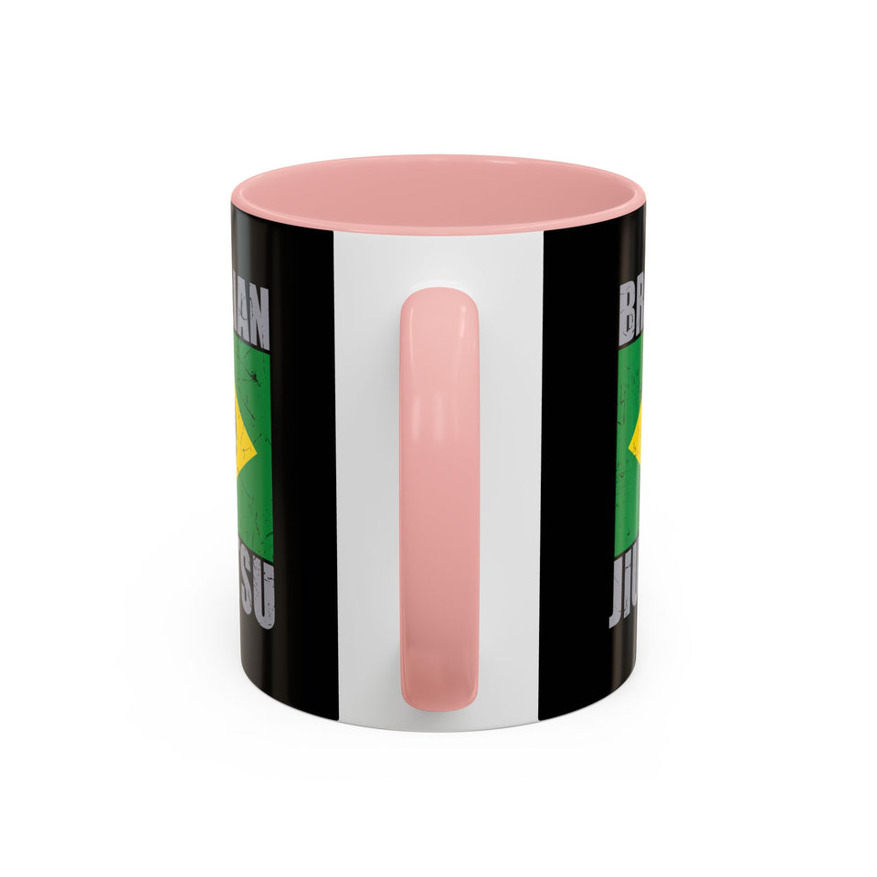 Brazilian Jiu Jitsu Flag 2 | BJJ Accent Coffee Mug