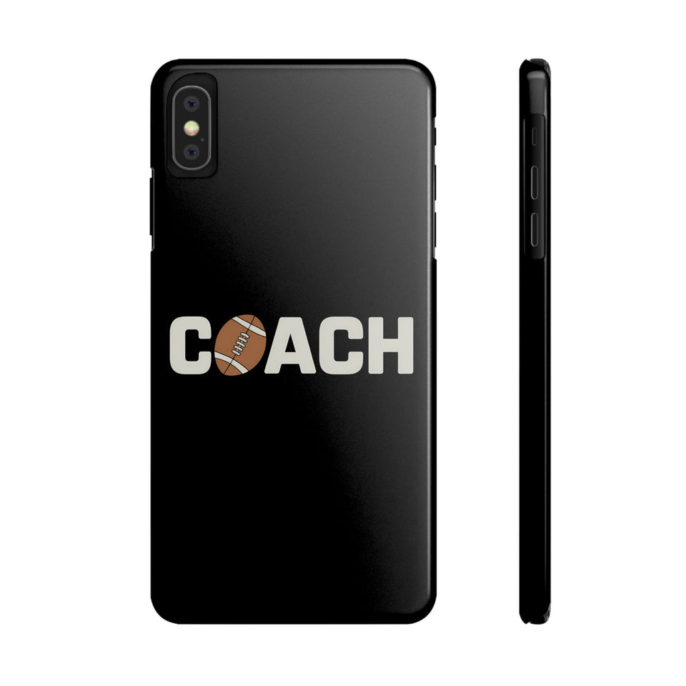 Premium Football Coach iPhone Case | Football Coach Gifts Slim Phone Cases