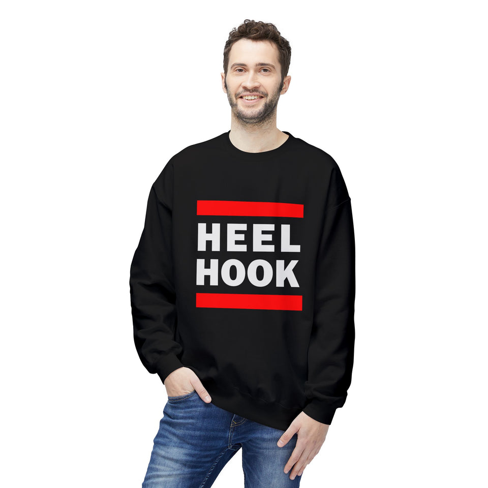 Brazilian Jiu Jitsu Heel Hooks BJJ Unisex Midweight Softstyle Fleece Crewneck Sweatshirt